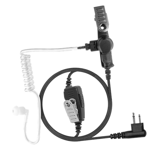 1-Wire Acoustic Tube Earpiece with Braided Fiber Cloth - AT+1W-K1